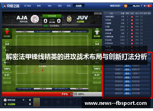 解密法甲锋线精英的进攻战术布局与创新打法分析